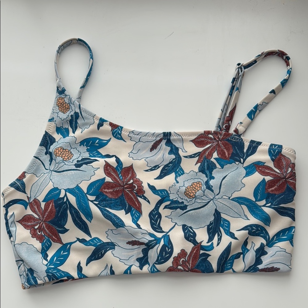 Floral Print Bathing Suit Top